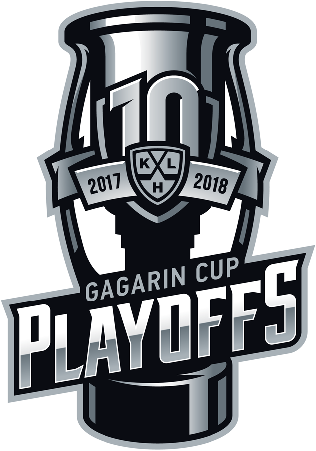 KHL Gagarin Cup Playoffs 2017 Alt. Language Logo iron on transfers for clothing